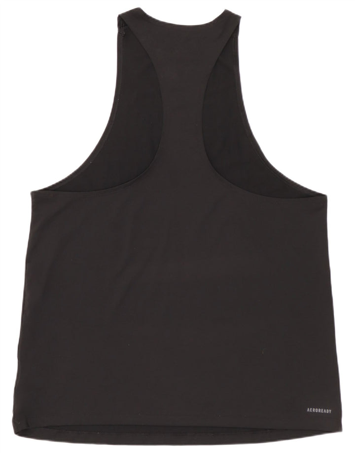 Męska kamizelka z grafiką Aeroready Adidas Top, średnia, czarna