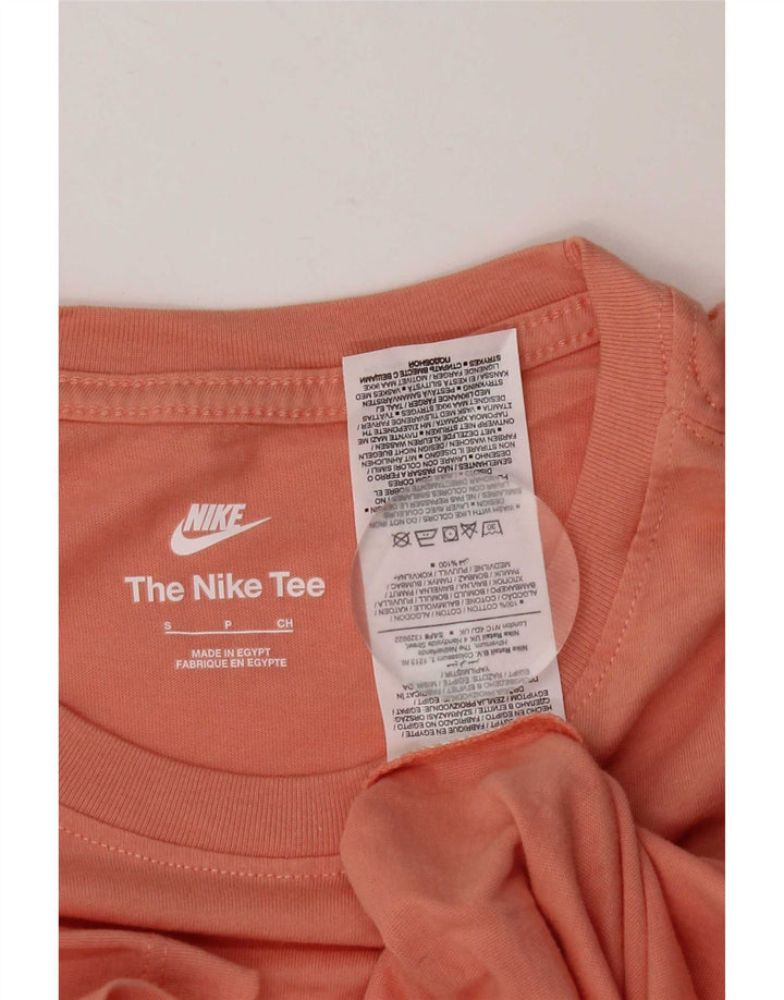 T-shirt męski Nike, mały, różowy, bawełniany