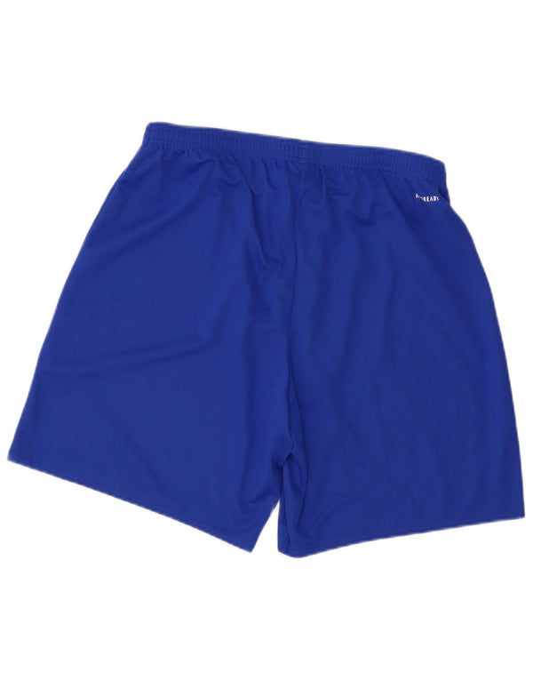 Męskie spodenki sportowe Adidas, duże, niebieskie, poliestrowe