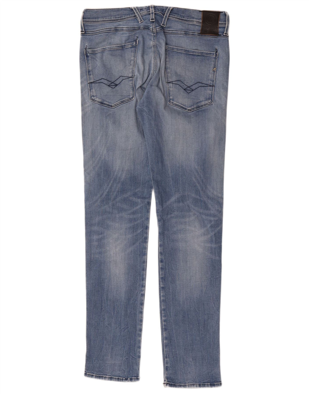 Damskie jeansy Replay Anbass Slim W32 L32 Niebieski poliester