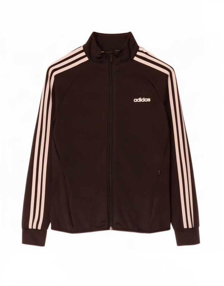 Damska kurtka dresowa Adidas Climalite Top Jacket UK 8/10 Mały czarny poliester