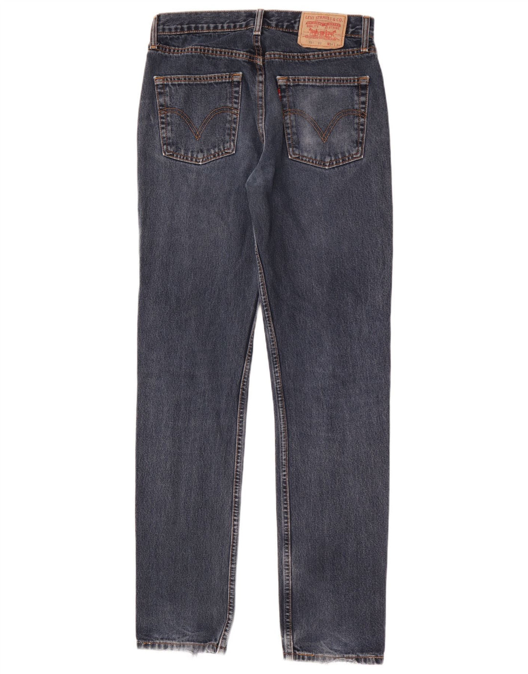 Męskie jeansy Levi's 751 Straight W31 L34 Niebieskie bawełniane