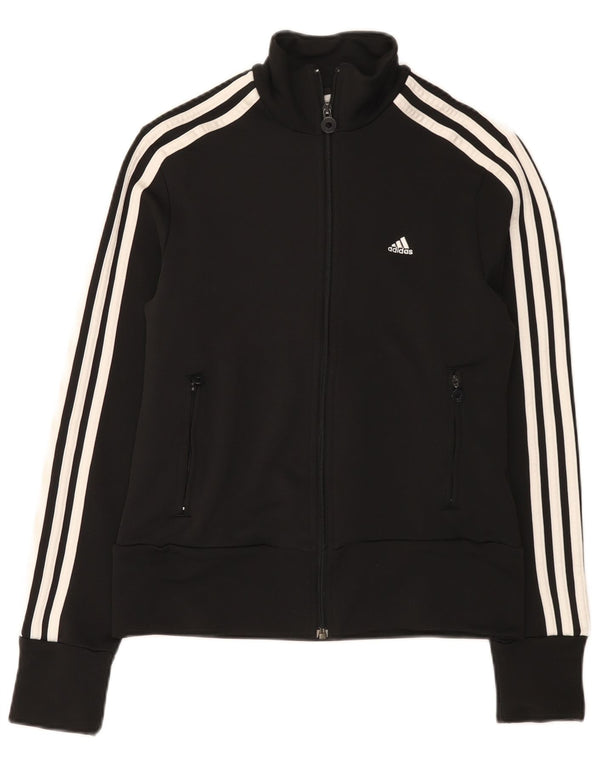 Damska bluza dresowa Adidas UK 14 Średni czarny poliester