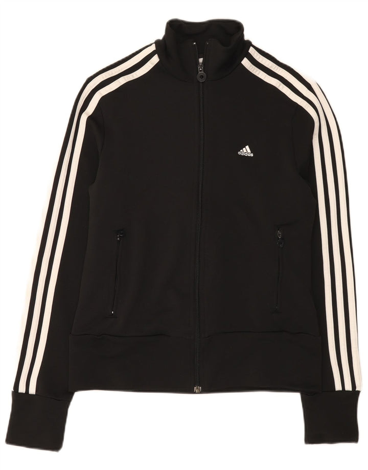 Damska bluza dresowa Adidas UK 14 Średni czarny poliester