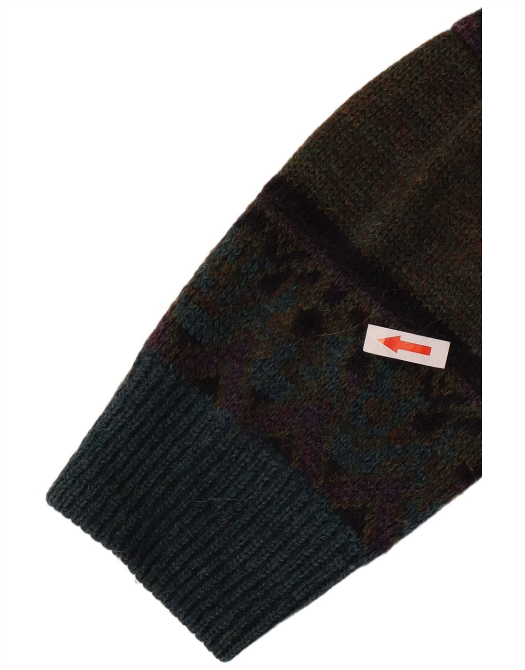 Męski sweter St. Bernard z wycięciem pod szyją, EU 38/40, średni zielony retro