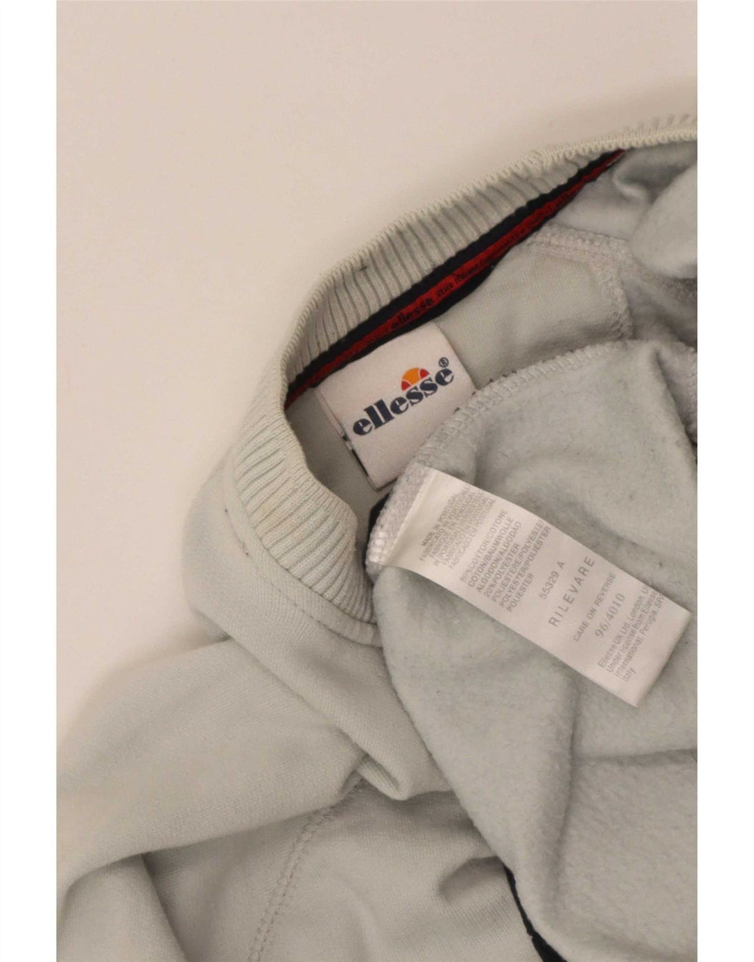 Męska bluza Ellesse Sweter w średnie niebieskie paski, bawełniana