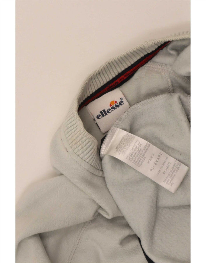 Męska bluza Ellesse Sweter w średnie niebieskie paski, bawełniana