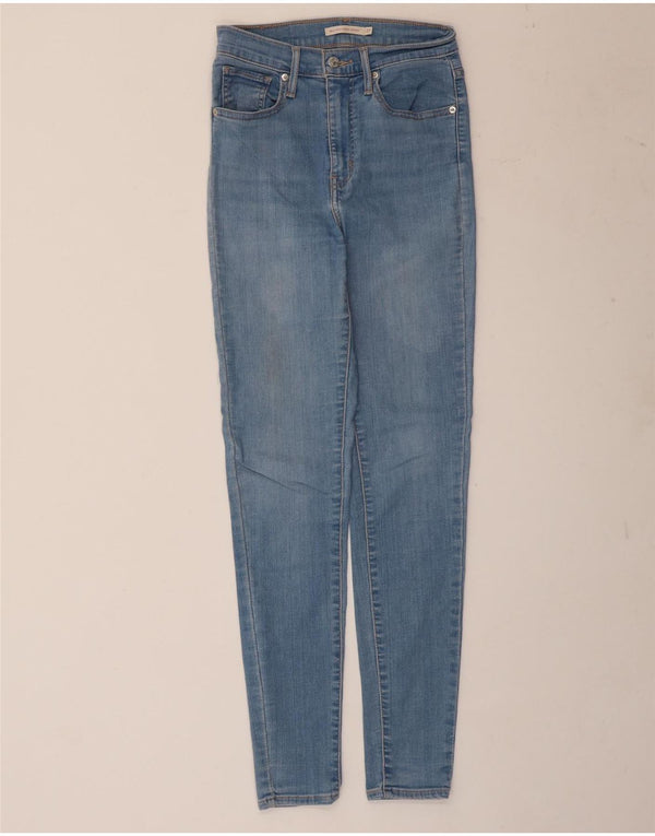 Damskie jeansy Levi's Mile High Super Skinny W27 L29 Niebieskie bawełniane