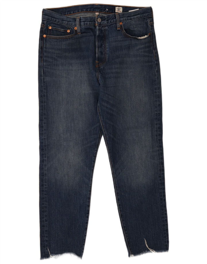 Damskie jeansy Levi's Slim W32 L27 Niebieskie bawełniane