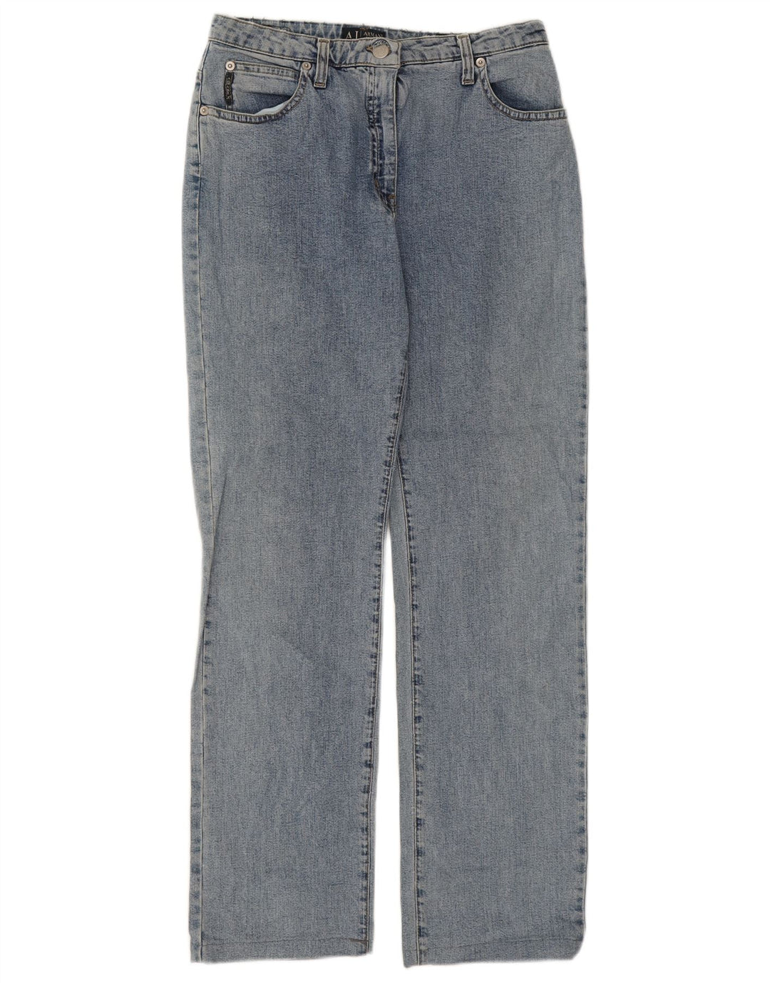 Damskie jeansy Armani Comfort Fit Straight W29 L28 Niebieskie