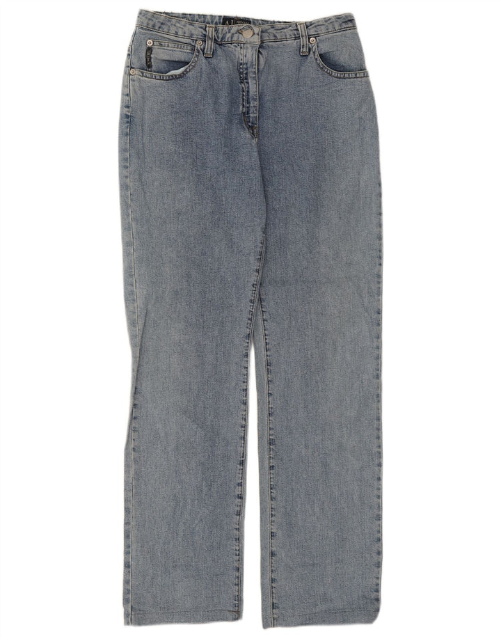 Damskie jeansy Armani Comfort Fit Straight W29 L28 Niebieskie