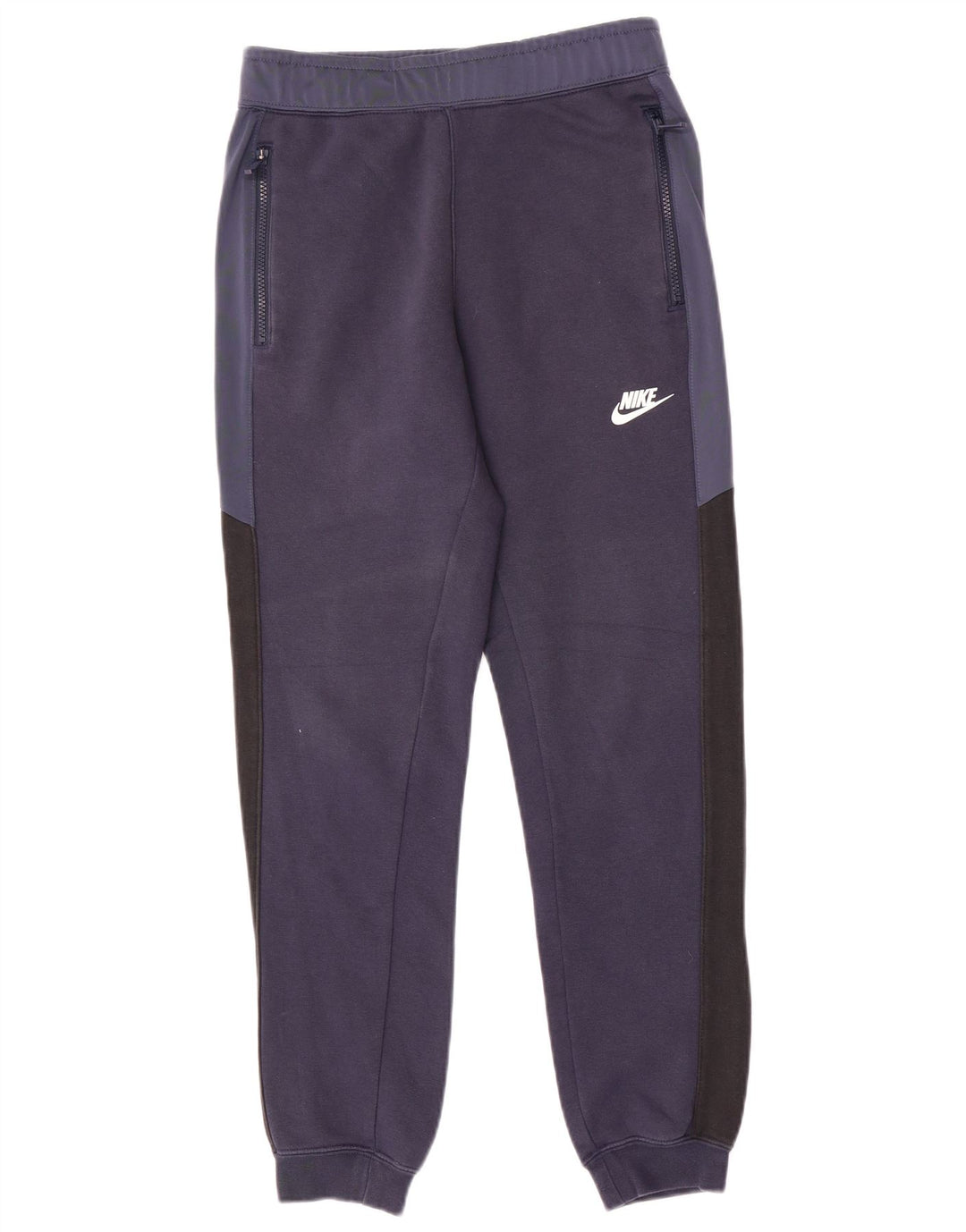 Męskie spodnie dresowe NIKE Joggers XS Granatowa, bawełniana w bloki kolorów
