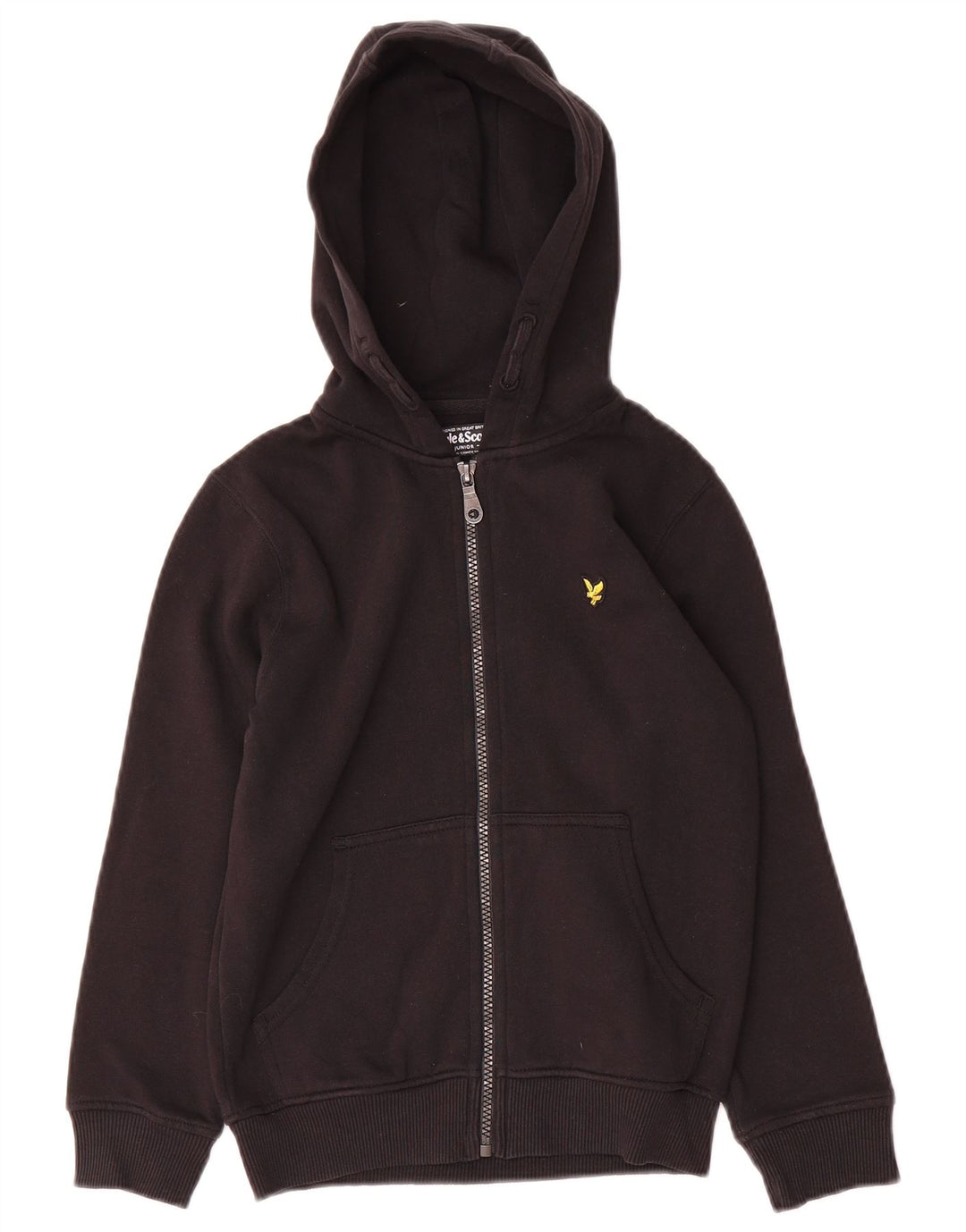 Chłopięcy sweter z kapturem i zamkiem Lyle & Scott 8-9 lat, czarny