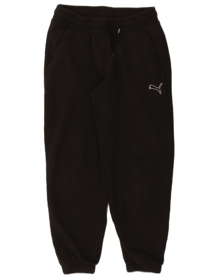 Męskie spodnie dresowe Puma, małe, czarne, bawełniane
