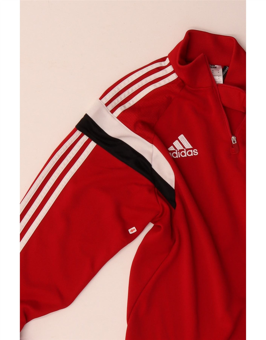 Adidas Męskie Climacool Pullover Dres Top Średni Czerwony Colorblock