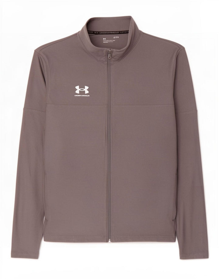 Męska kurtka dresowa Under Armour, duża, szara, z poliestru