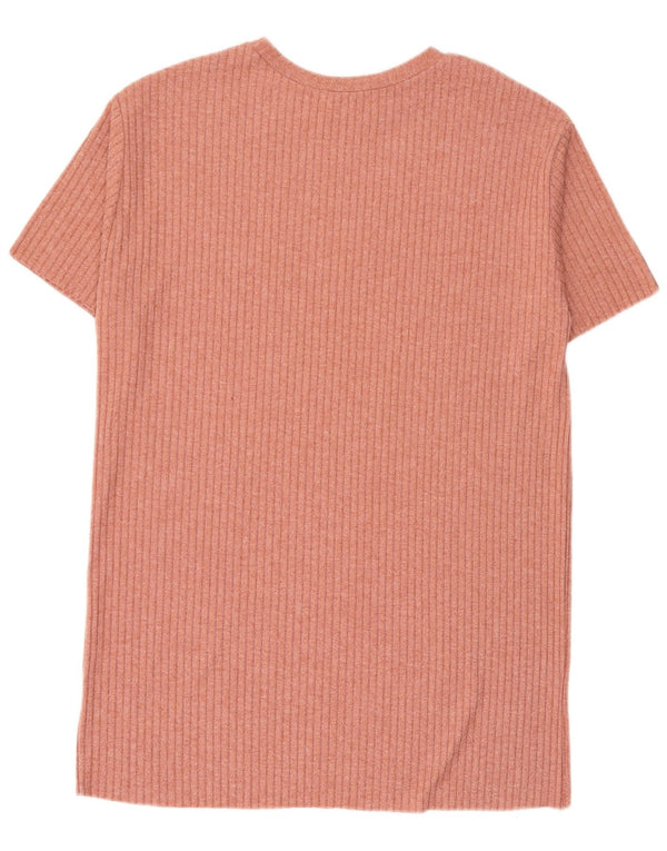 Damska sukienka t-shirtowa oversize Zara UK 10, mały, różowy