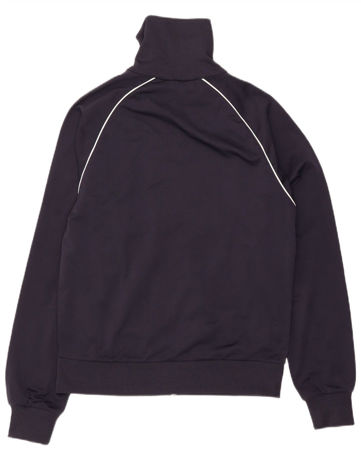 PUMA Mens Tracksuit Top Jacket Medium Navy Blue Polyester