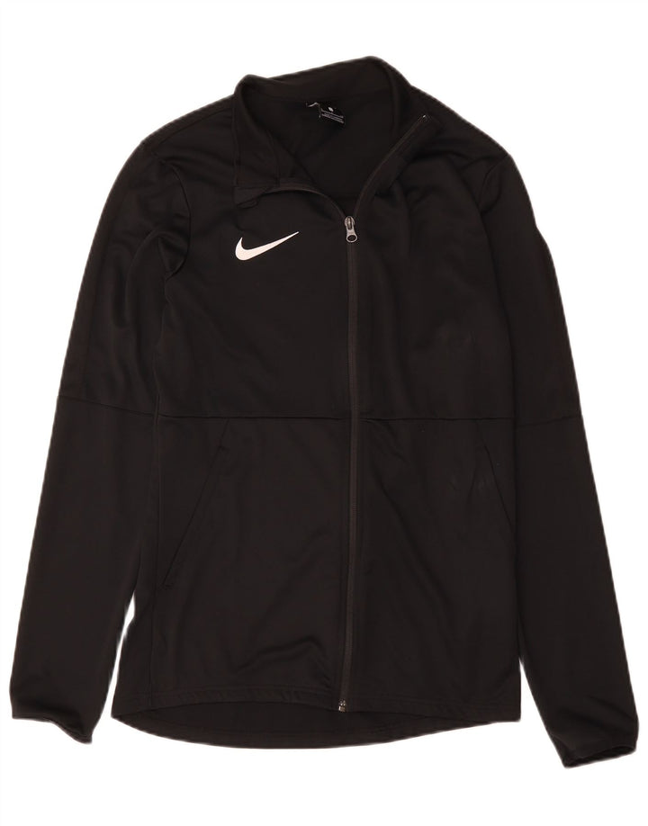 Męska kurtka dresowa Nike Dri Fit, mała, czarna, poliestrowa