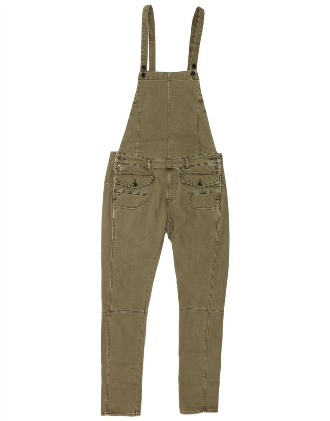 Damskie ogrodniczki G-STAR Slim Jeans Small W32 L27 Khaki Cotton