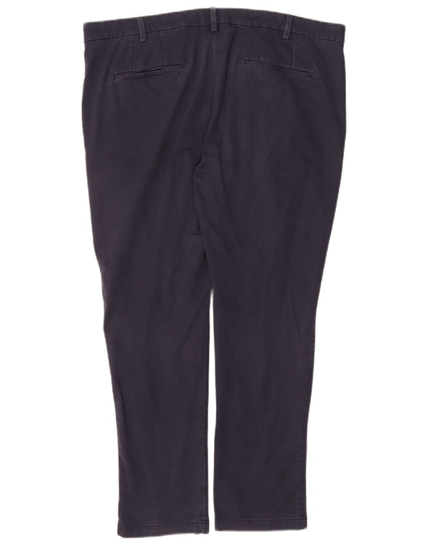 Marks & Spencer Męskie spodnie Chino Skinny W40 L29 Granatowe, bawełniane