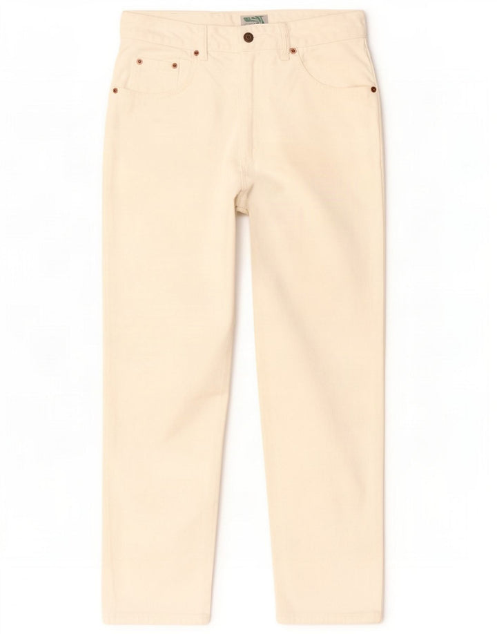 Dżinsy damskie jednolite W28 L29 Off White