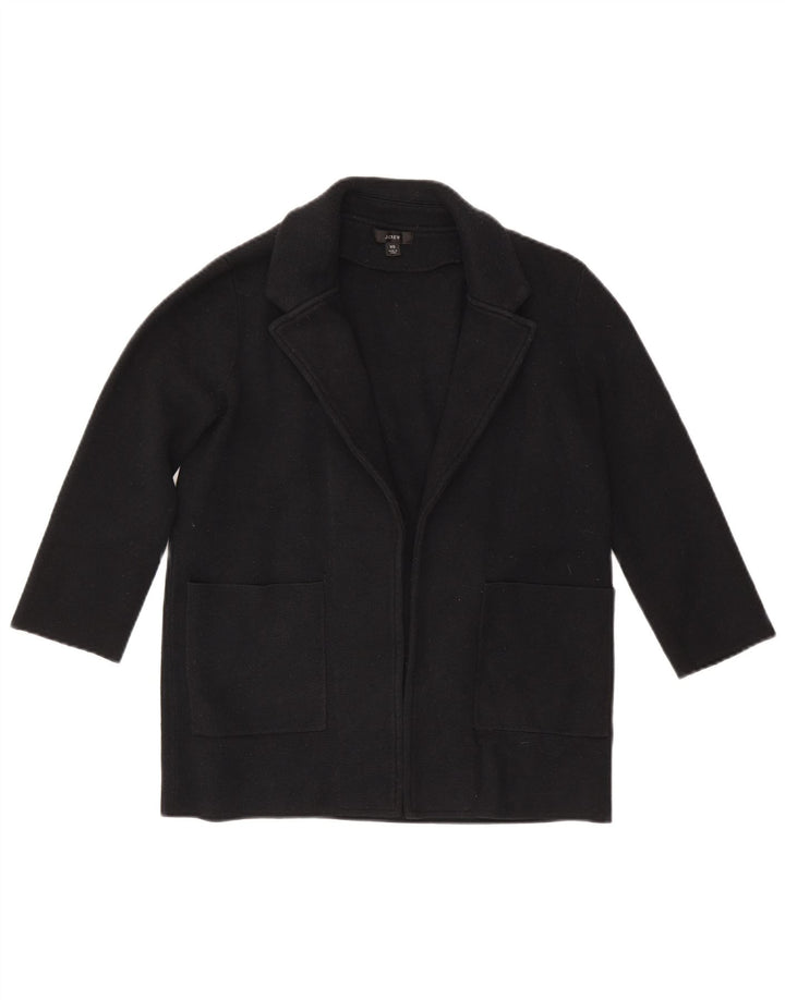 Damska marynarka J. Crew Oversize z rękawami 3/4 i otwartymi, UK 6 XS, granatowa