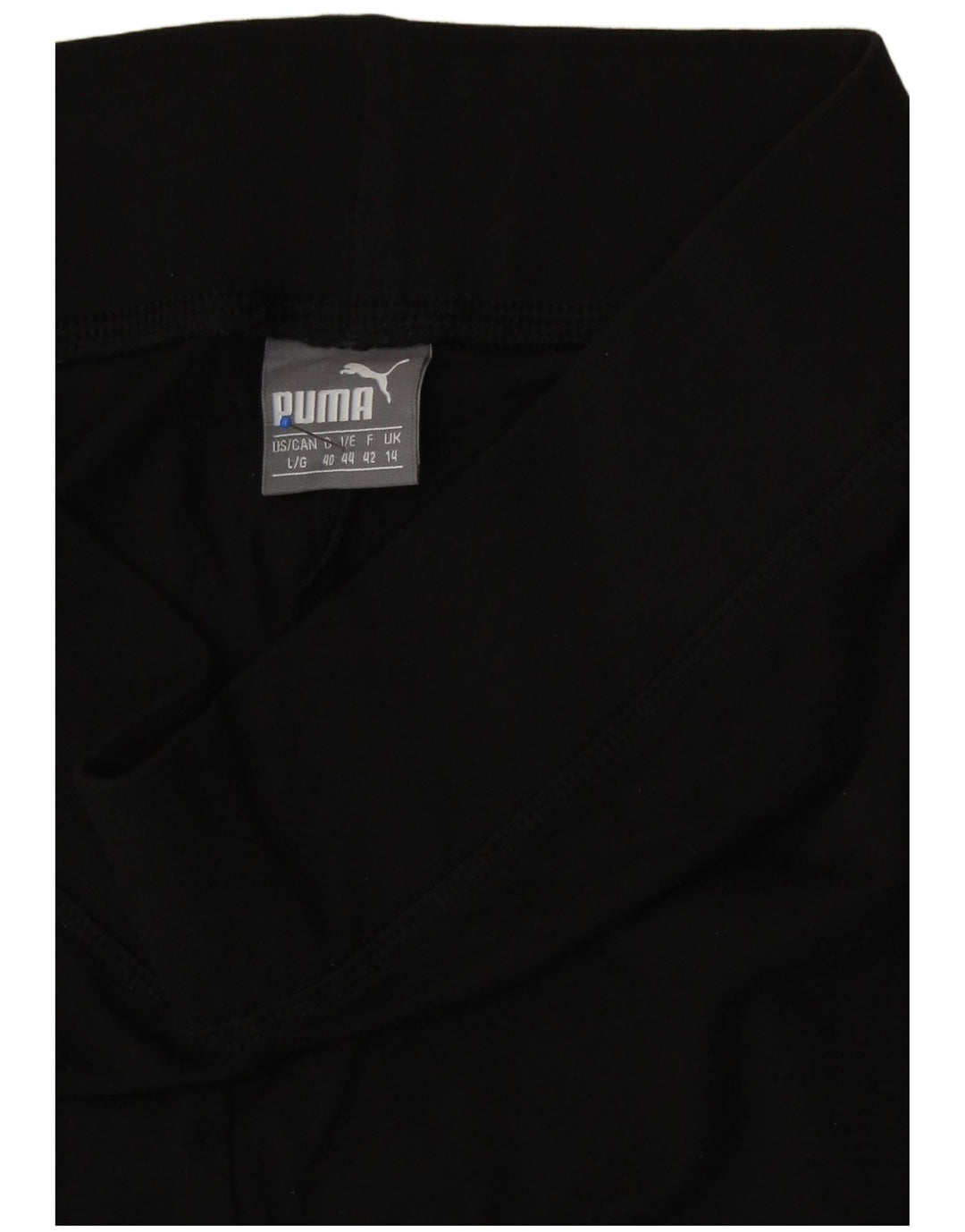 Damskie legginsy Puma Graphic UK 14, duże, czarne, bawełniane