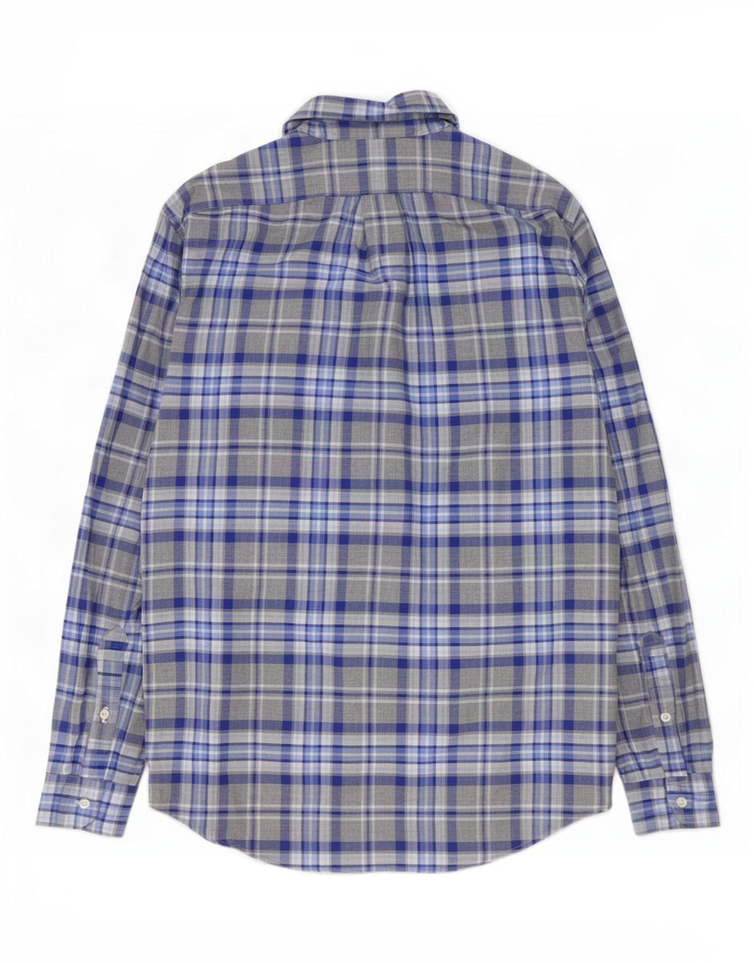 Koszula męska Ralph Lauren o dopasowanym kroju, duża, szara, bawełniana w kratę