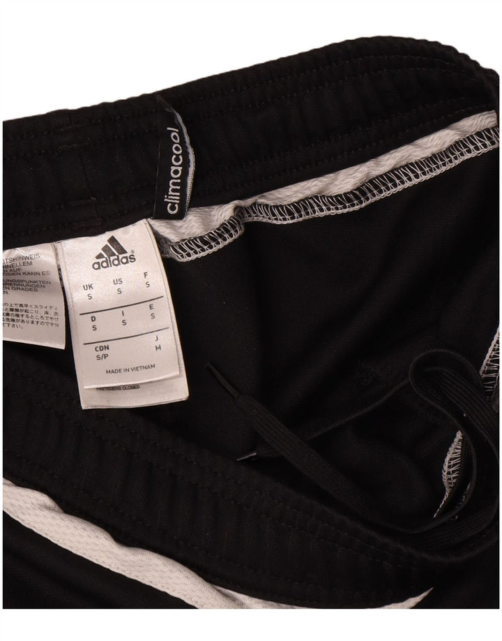 Męskie spodnie dresowe Adidas Climacool, małe, czarne, z blokami kolorów, z poliestru