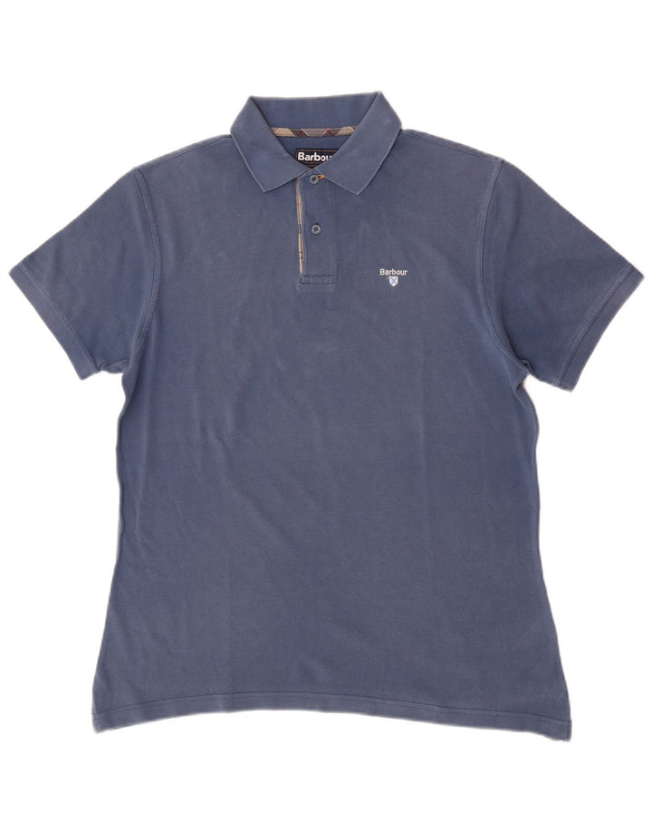 Męska koszulka polo Barbour, duża niebieska