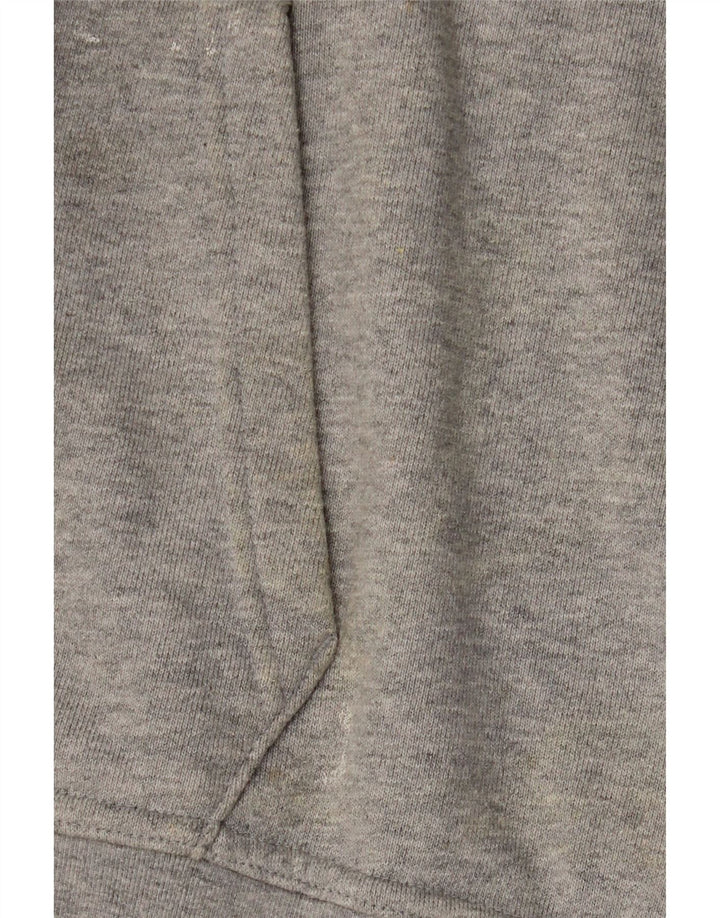 Damska bluza z kapturem Adidas Oversized UK 14 Średnia szara bawełna