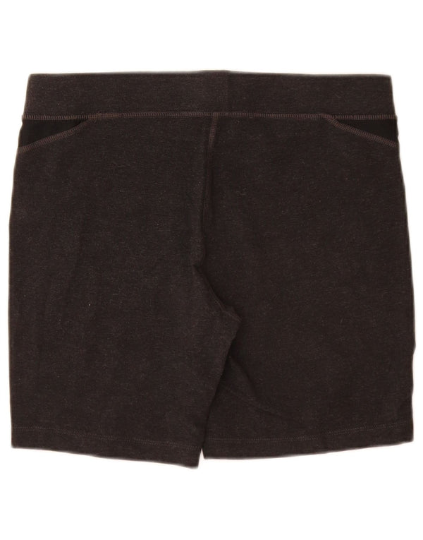 Damskie spodenki sportowe FILA UK 8, małe, szare, bawełniane z blokami kolorów