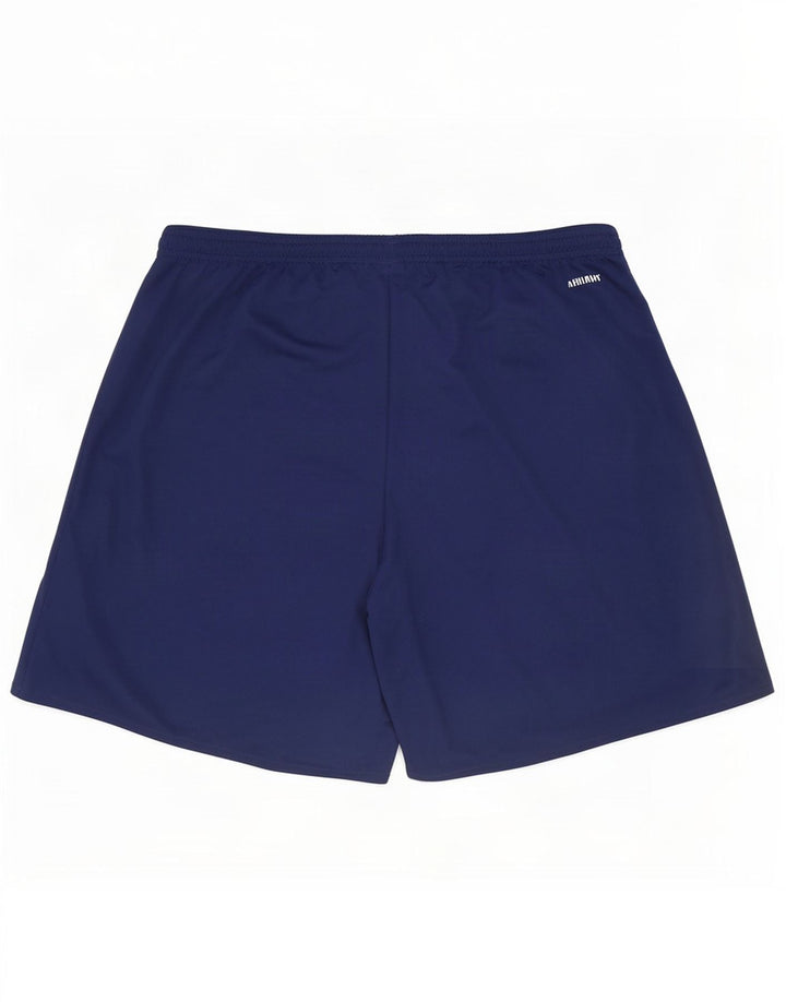 Męskie spodenki sportowe Adidas Aeroready XL granatowe, poliestrowe