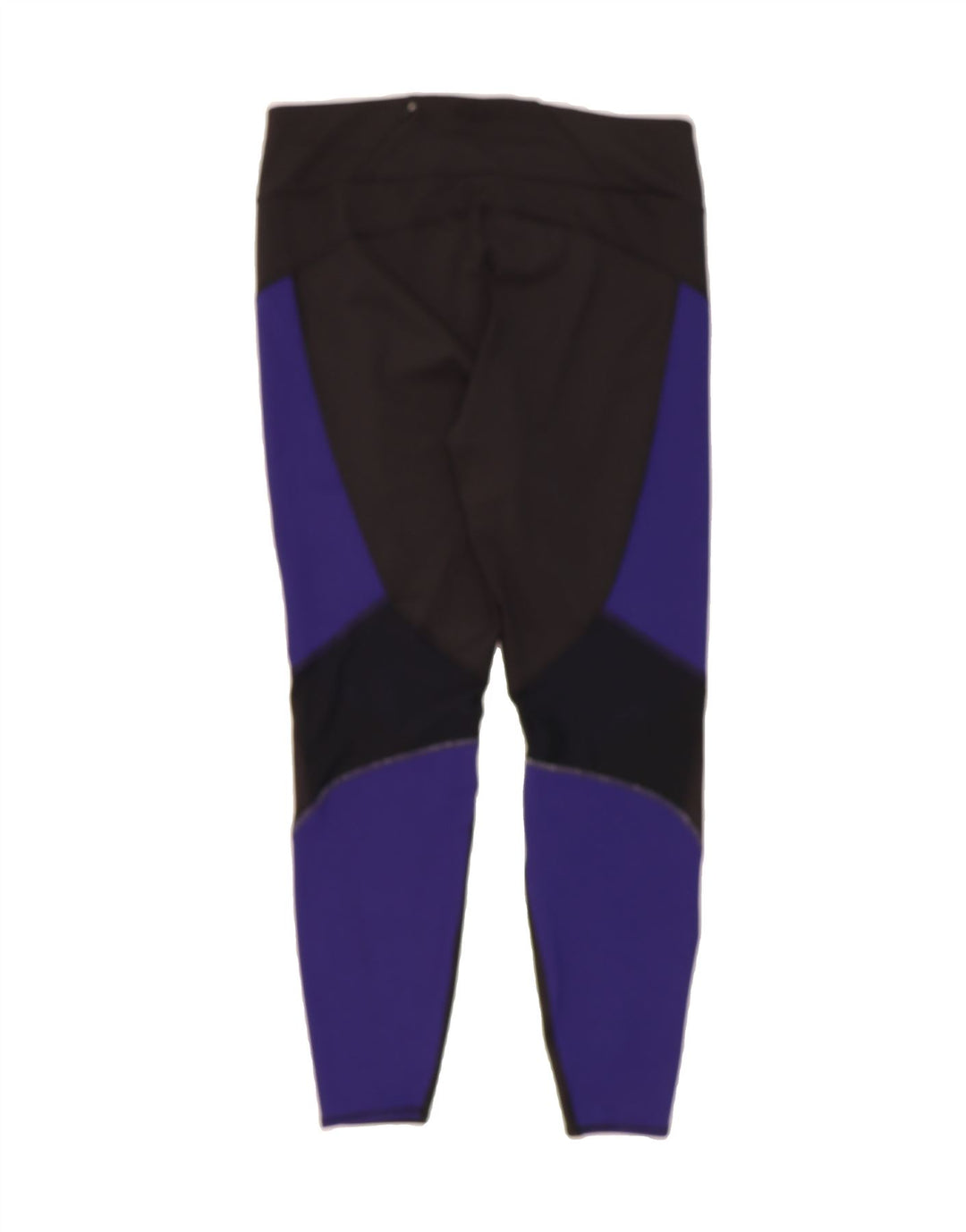 MARKS & SPENCER Womens Leggings UK 18 XL Black Colourblock Polyester Vintage Marks & Spencer and Second-Hand Marks & Spencer from Messina Hembry 