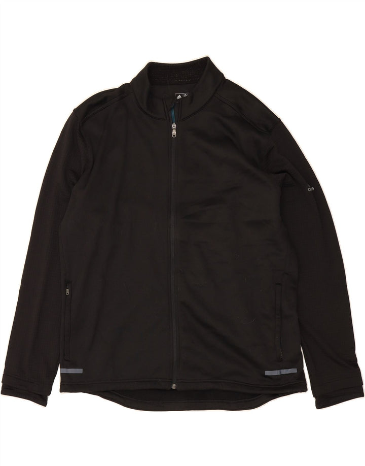 ADIDAS Mens Climaheat Tracksuit Top Jacket XL Black Polyester Vintage Adidas and Second-Hand Adidas from Messina Hembry 