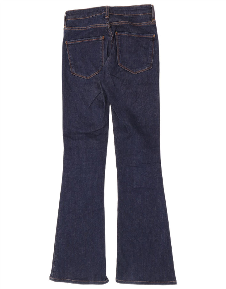 Damskie jeansy rozkloszowane Zara EU 34 2XS W24 L31 Granatowe