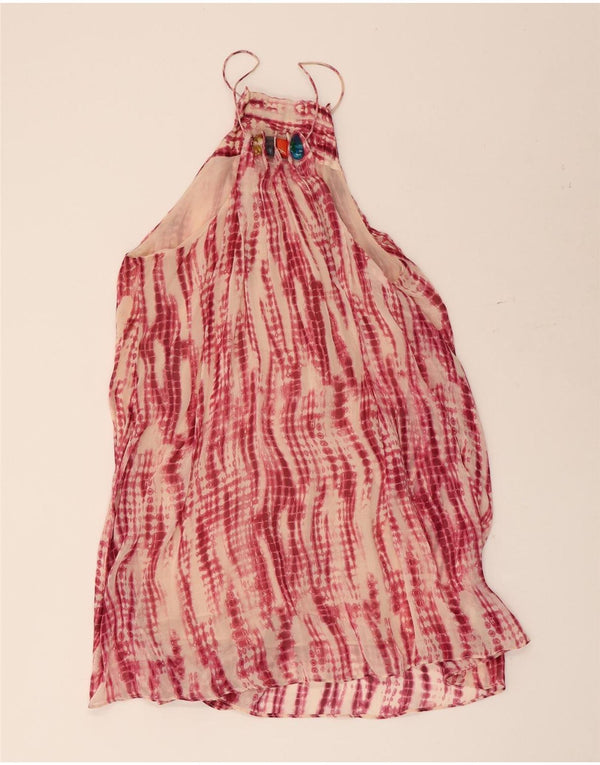 Warstwowa sukienka damska Zara UK 14 w kolorze średniego różu