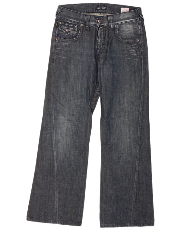 Męskie jeansy Bootcut Armani W29 L30 Niebieskie bawełniane