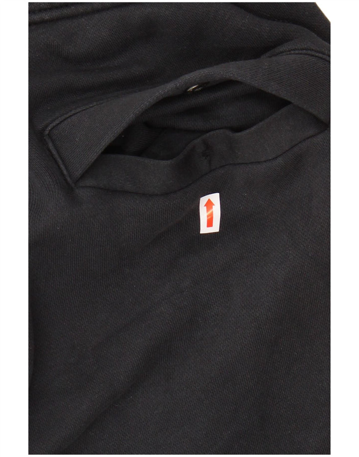 Męskie spodnie dresowe NIKE Joggery, małe, czarne, bawełniane