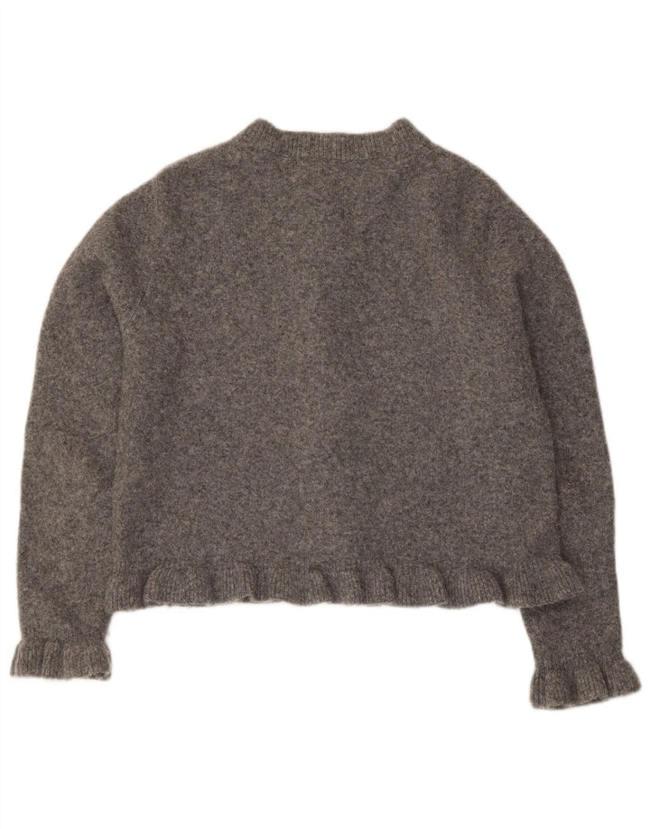 Sweter damski Zara Bolero UK 14, średni szary poliester