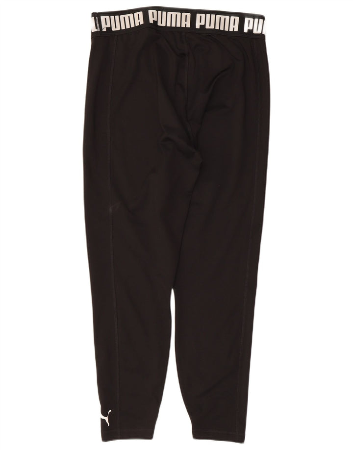 Damskie legginsy Puma Graphic Crop UK 14, duże czarne