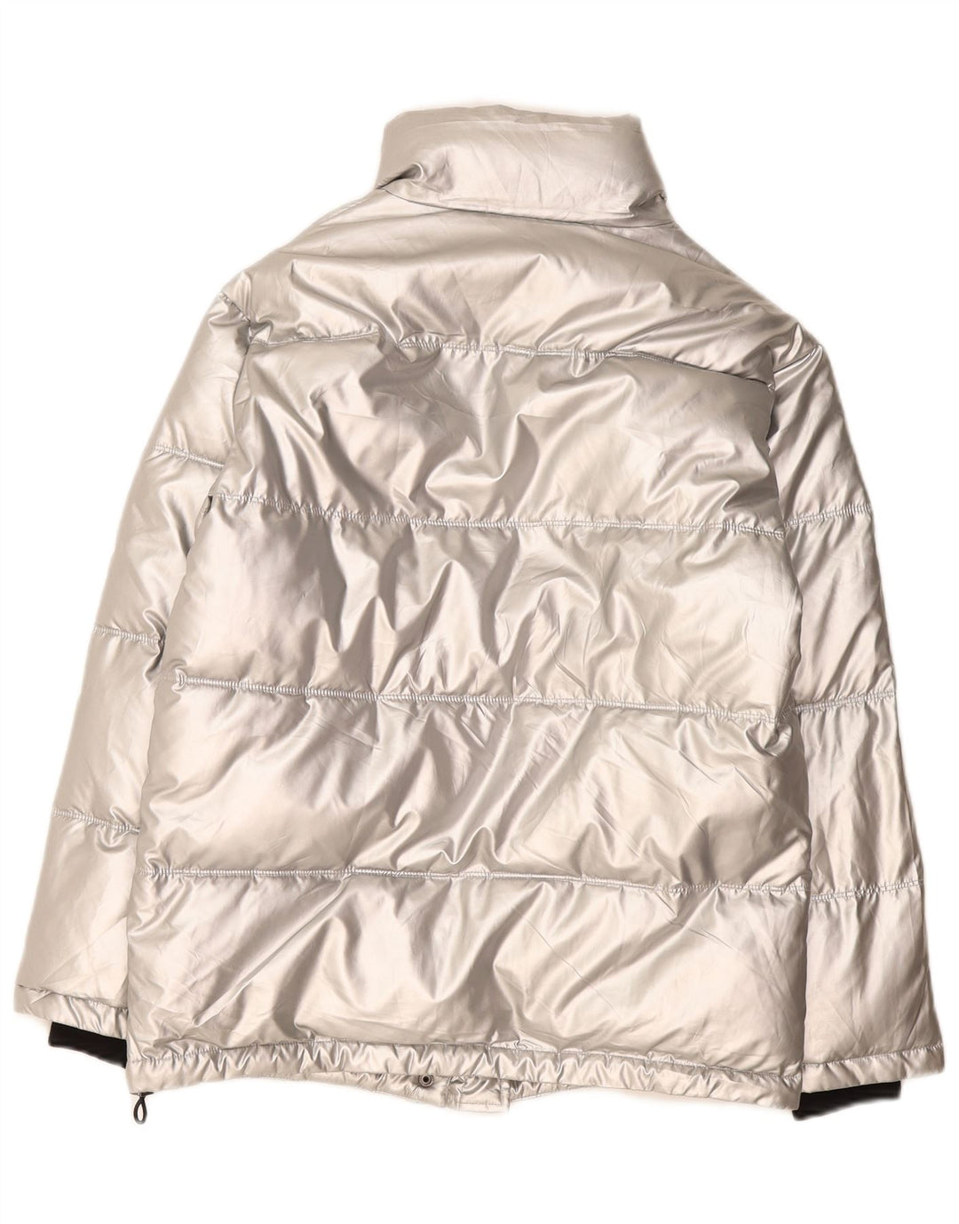 Damska kurtka oversize Topshop UK 8 Small, srebrna, polietylen