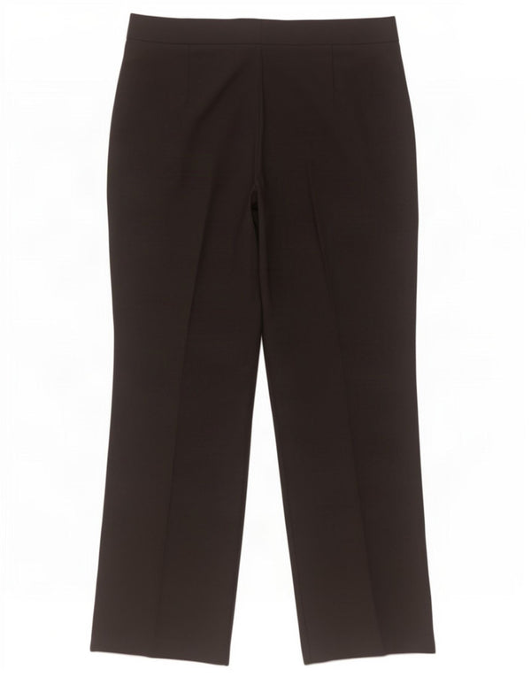 Marks & Spencer Damskie proste spodnie codzienne UK 14 Medium W36 L29 Czarne