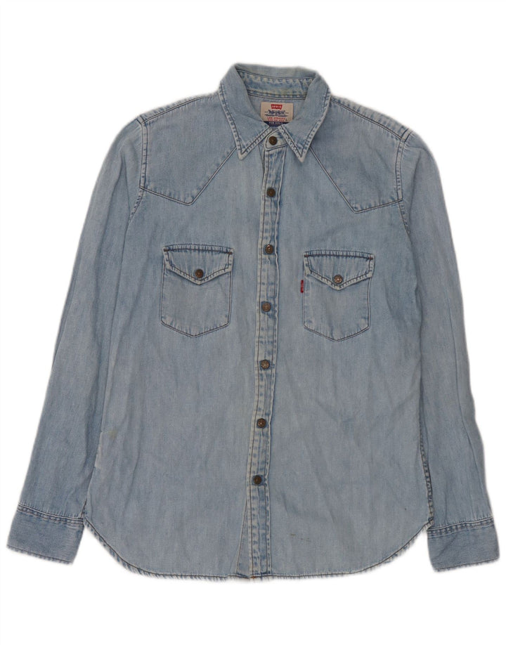 Męska koszula dżinsowa Levi's, duża, niebieska, bawełniana