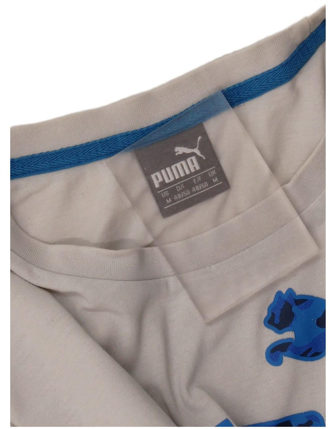 Męska koszulka z grafiką Puma Top, średnia biel