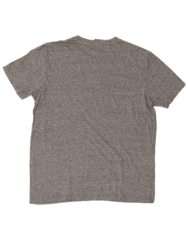 Męski T-shirt Champion z grafiką, duży, szary, nakrapiany