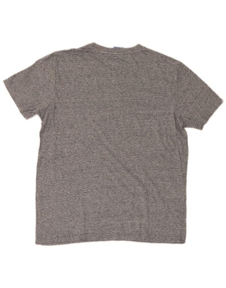 Męski T-shirt Champion z grafiką, duży, szary, nakrapiany