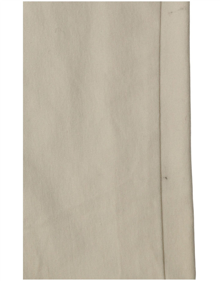 Damskie spodnie skinny casual ZARA, średnie W28 L28 Off White