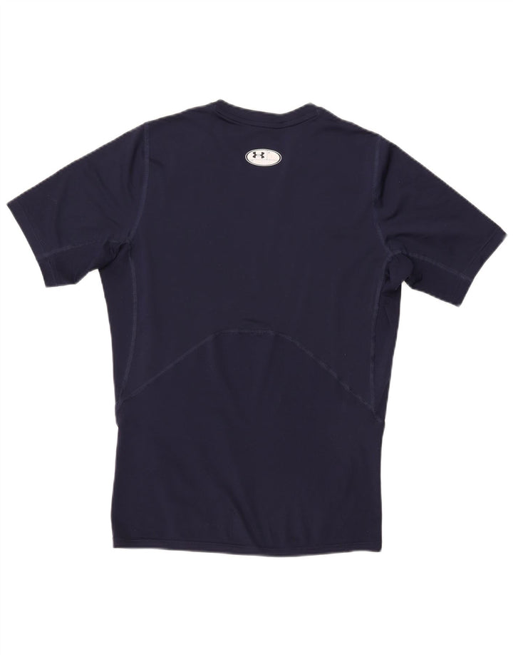 Męska koszulka t-shirt Under Armour Heat Gear, średnia, granatowa, syntetyczna